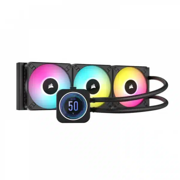 Corsair ICUE H150i Elite RGB CPU Liquid Cooler (Black)