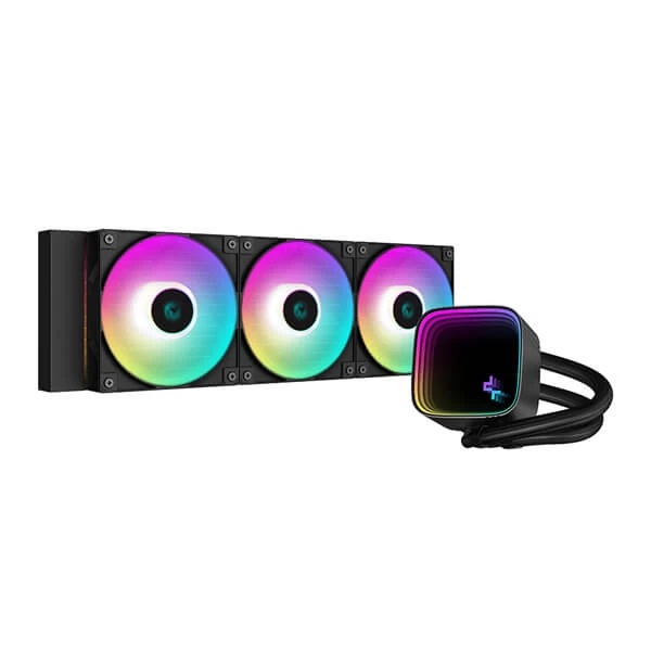 deepcool infinity ls720 se argb cpu liquid cooler (black)