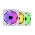 Ant Esports Fan CRYSTAFLOW (12MM 3 IN 1 FAN KIT ARGB) white