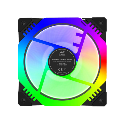 ANT ESPORTS FAN OCTA FLOW 120 AUTO RGB