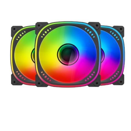 Ant Esports SPECTRAFLOW (120MM 3 In 1 Fan Kit ARGB) (Black)