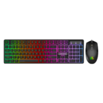 Ant Esports KM1650 RGB Membrane Wired Gaming Keyboard & RGB Mouse Combo -Black (R-41183733)