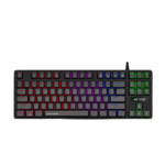 Ant Esports Gaming Keyboard MK1000 Mechanical Multicolor LED Backlit Wired -Black (RED Switch) (R-41183733)