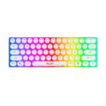 Ant Esports MK1500 BT Retro / Wireless RGB Membrane Gaming Keyboard  - White