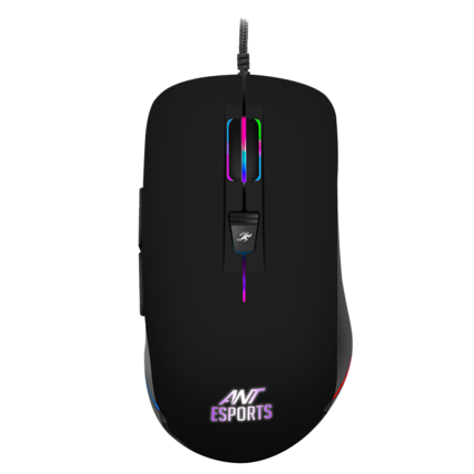 Ant Esports GM100 RGB Wired Optical Gaming Mouse - Black