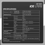 ANT ESPORTS CHASSIS ICE 170TG WHITE