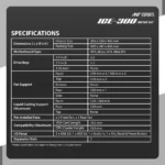 ANT ESPORTS CHASSIS ICE 300 MESH V2 (BLACK)