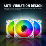Ant Esports SPECTRAFLOW (120MM 3 In 1 Fan Kit ARGB) (White)