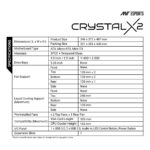 ANT ESPORTS CHASSIS CRYSTAL X2 (WHITE)