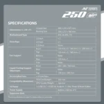 ANT ESPORTS CHASSIS 250 AIR (BLACK)