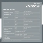 ANT ESPORTS CHASSIS 220 AIR (BLACK)
